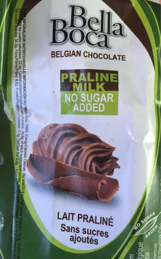 Bella boca lait praliné 42g