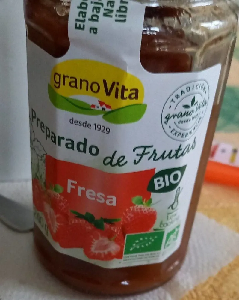 Preparado de frutas bio fresa