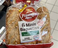 6 mini baguettes épeautre graines de céréales