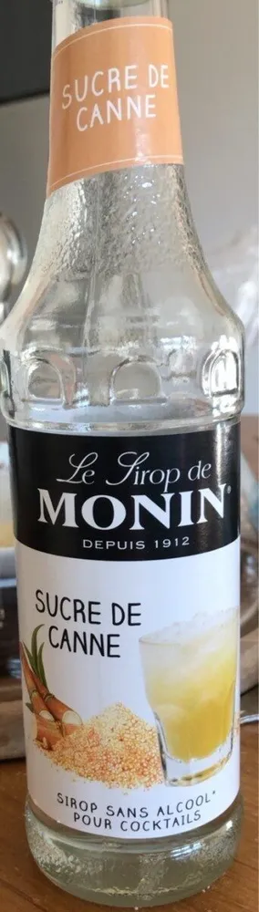 Sirop sucre de canne