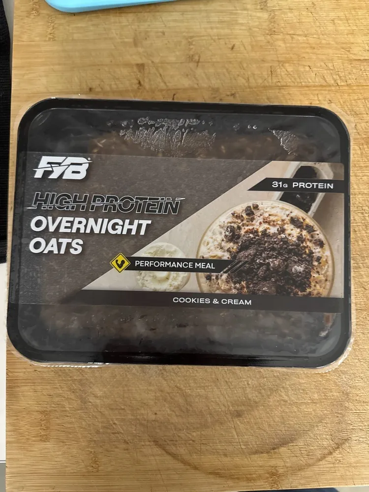 High Proteïne Overnight Oats Cookies % Cream