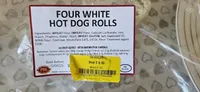 White Hot Dog Rolls