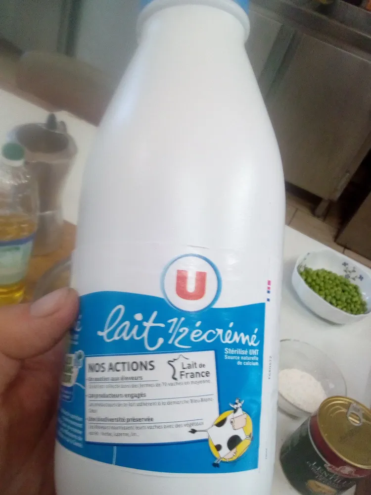 lait demi-écrémé