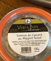 Terrine de canard au magret fumé