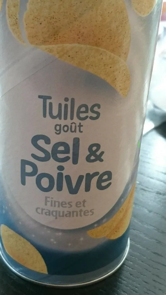 Tuiles goût sel et poivre