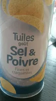 Tuiles goût sel et poivre