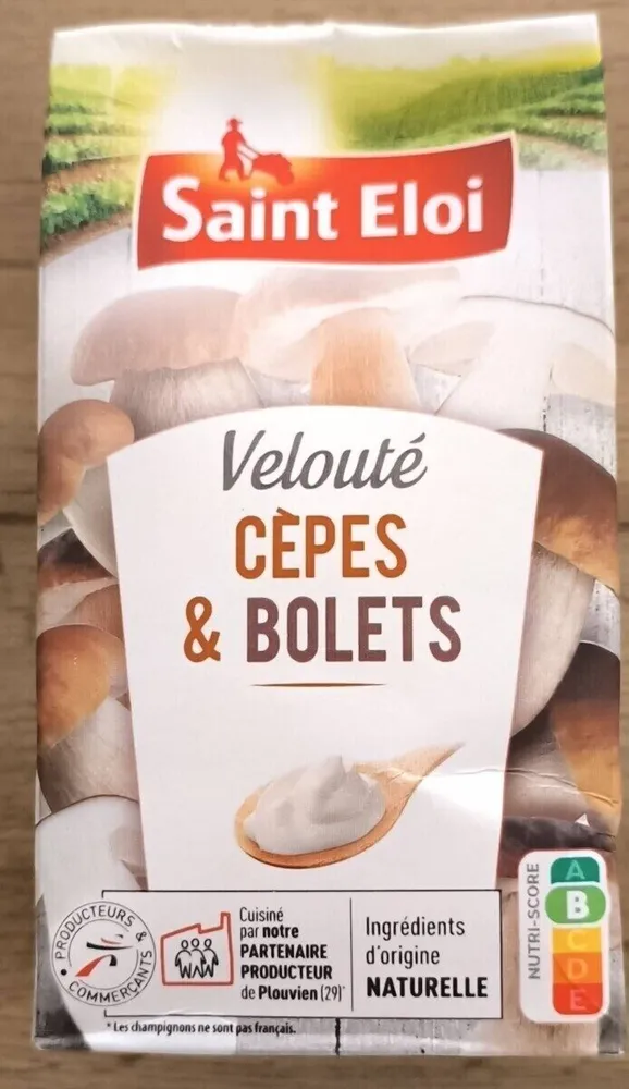 Velouté cèpes et bolets