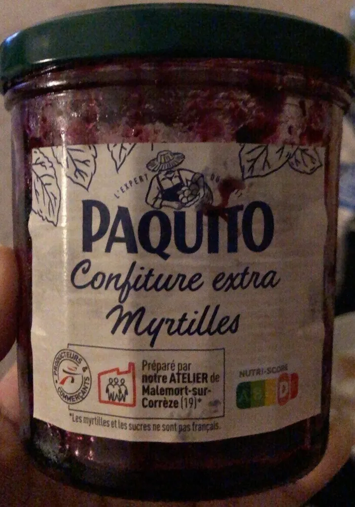 Confiture extra myrtilles