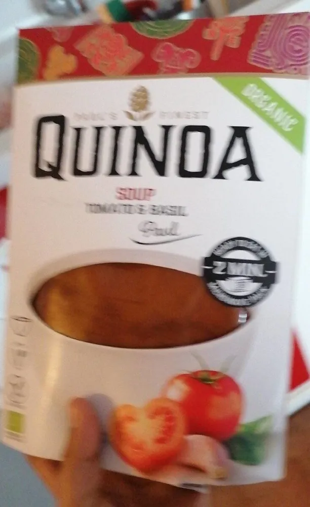 ,quinoa sous basilic tomate