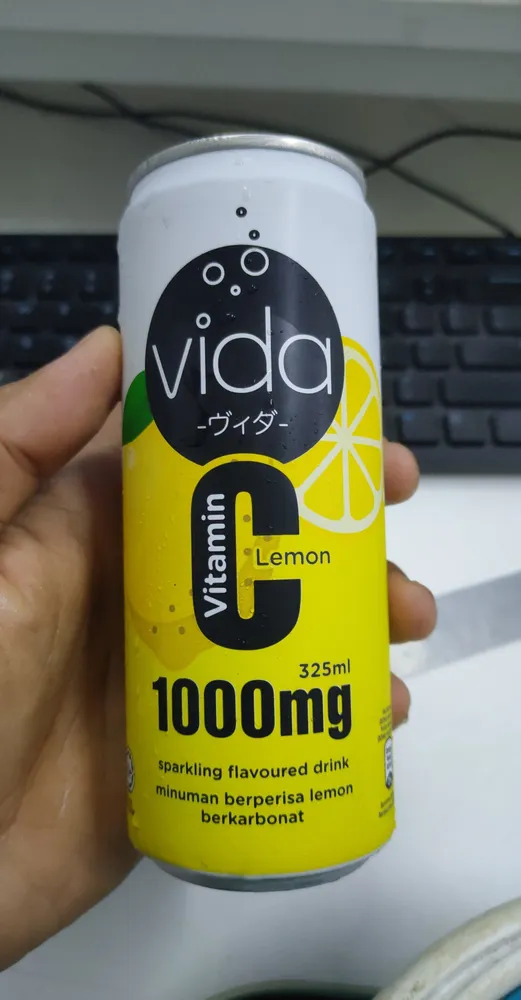 Vitamin C Lemon Sparkling flavoured drink