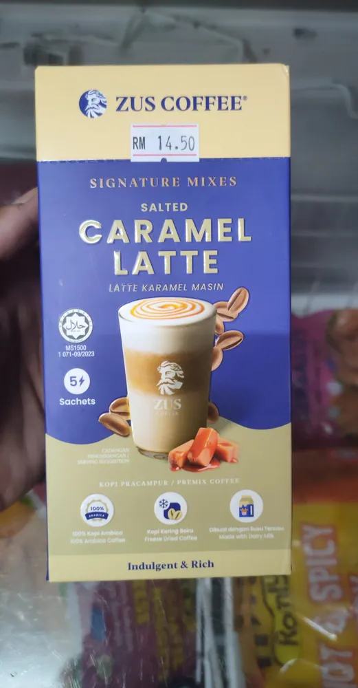 ZUS coffee Salted Caramel Latte