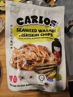 Seaweed Wasabi Fishskin Chips