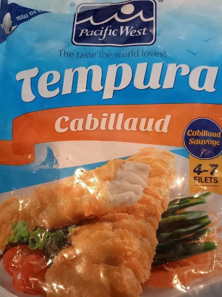 Tempura cabillaud