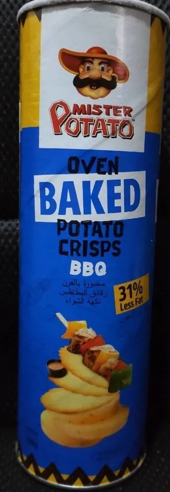 Oven potato crisps BBQ