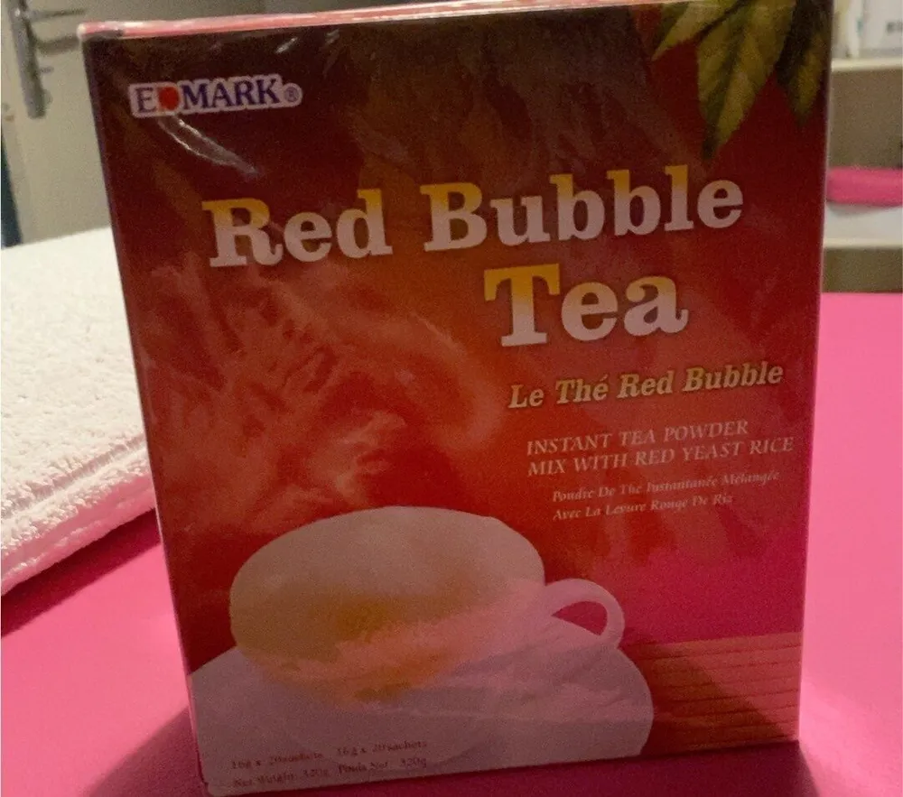 Red bubble tea