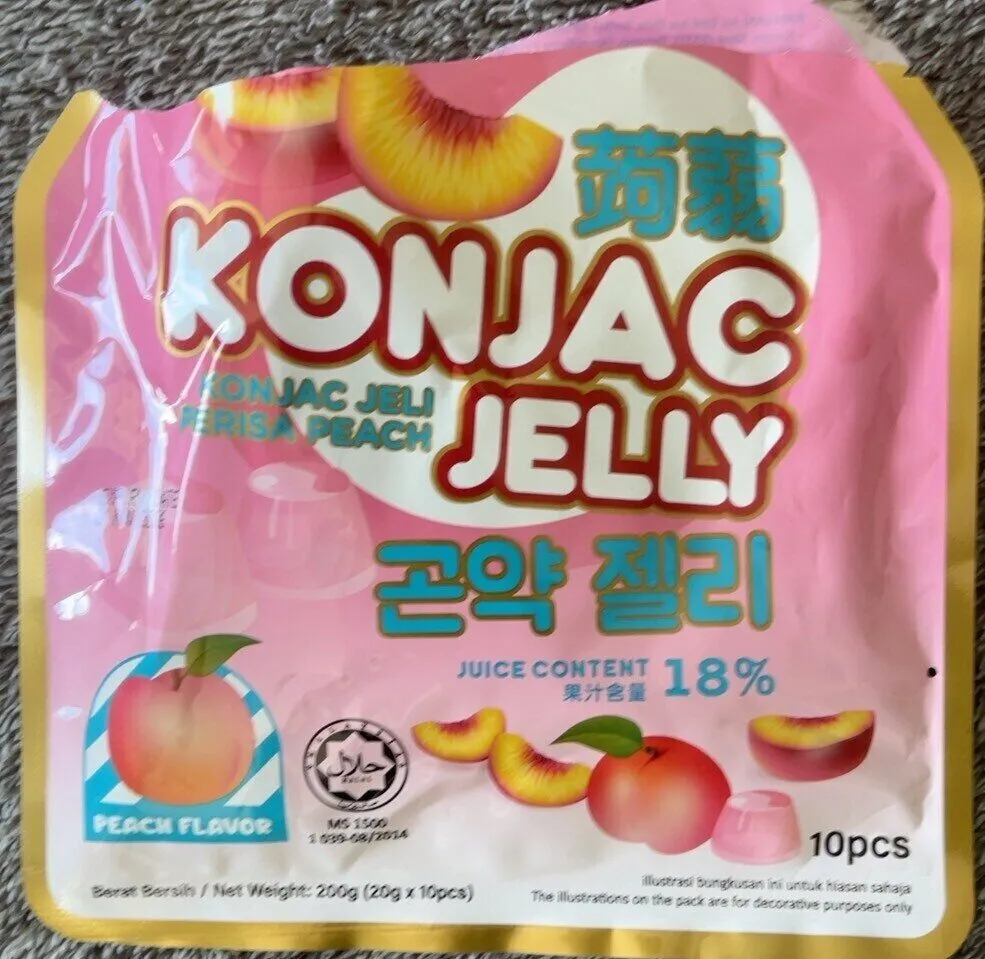 Konjac Jelly Perisa Peach