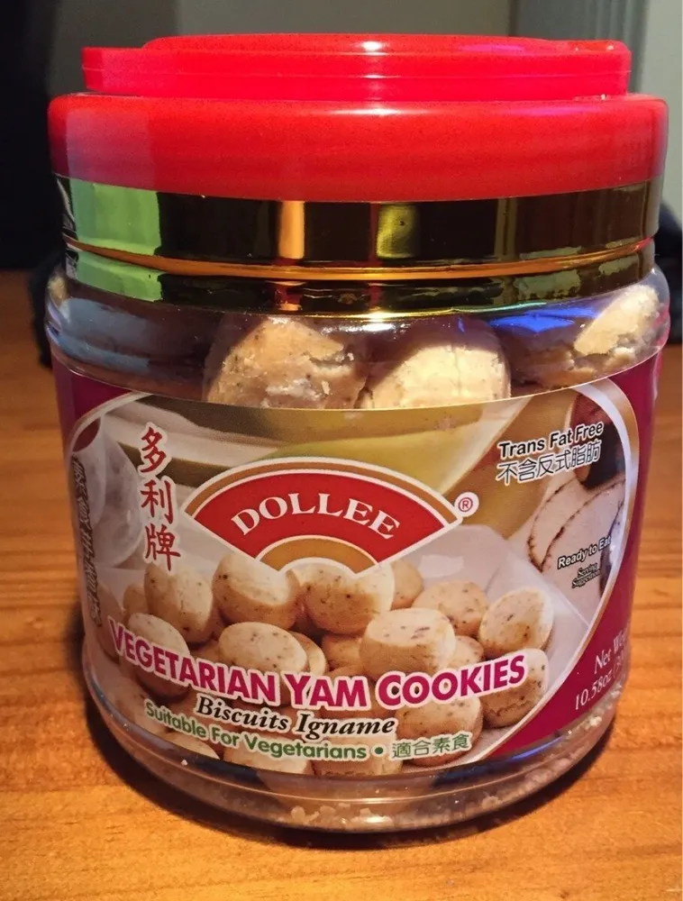 Vegetarian yam cookies