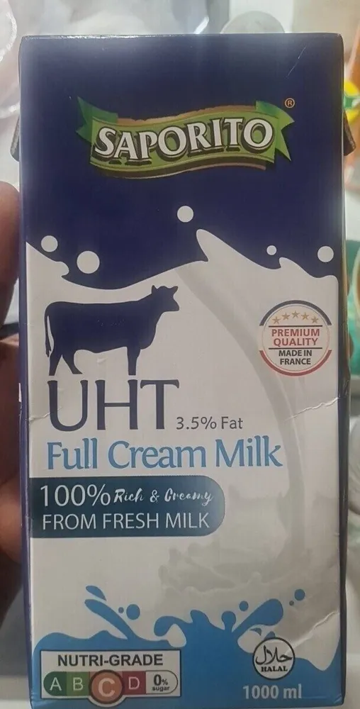 Saporito UHT Full Crème Milk