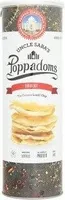 Uncle Sabas Poppadoms Barbeque Lentil Chips