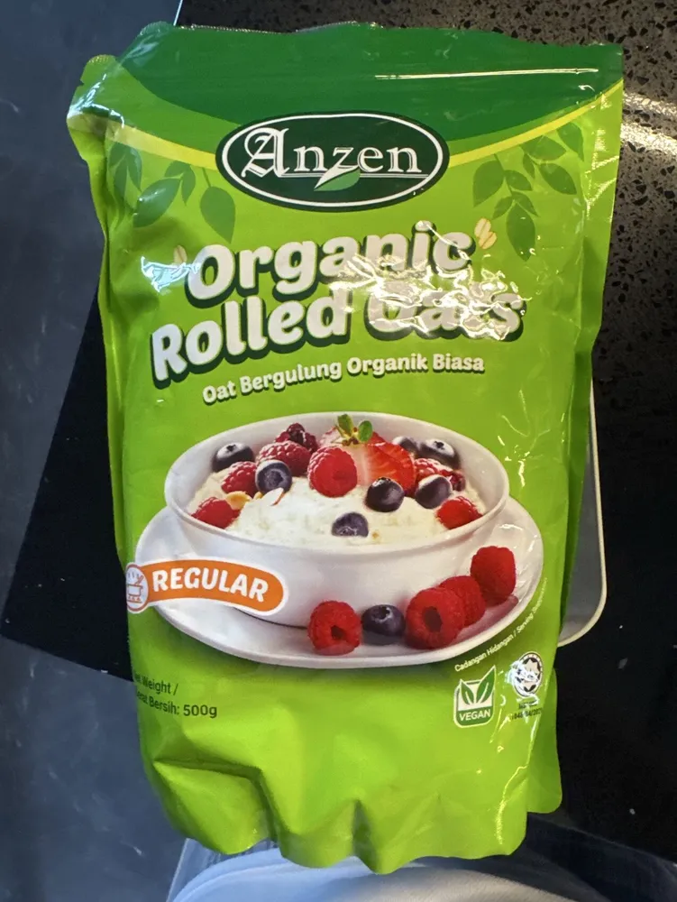 Organic rolled oats