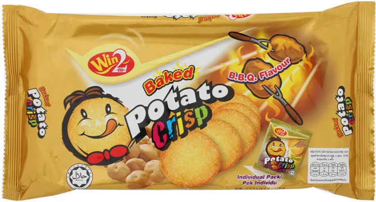 วินทู ขนมปังมันฝรั่งอบกรอบรสบาร์บีคิว