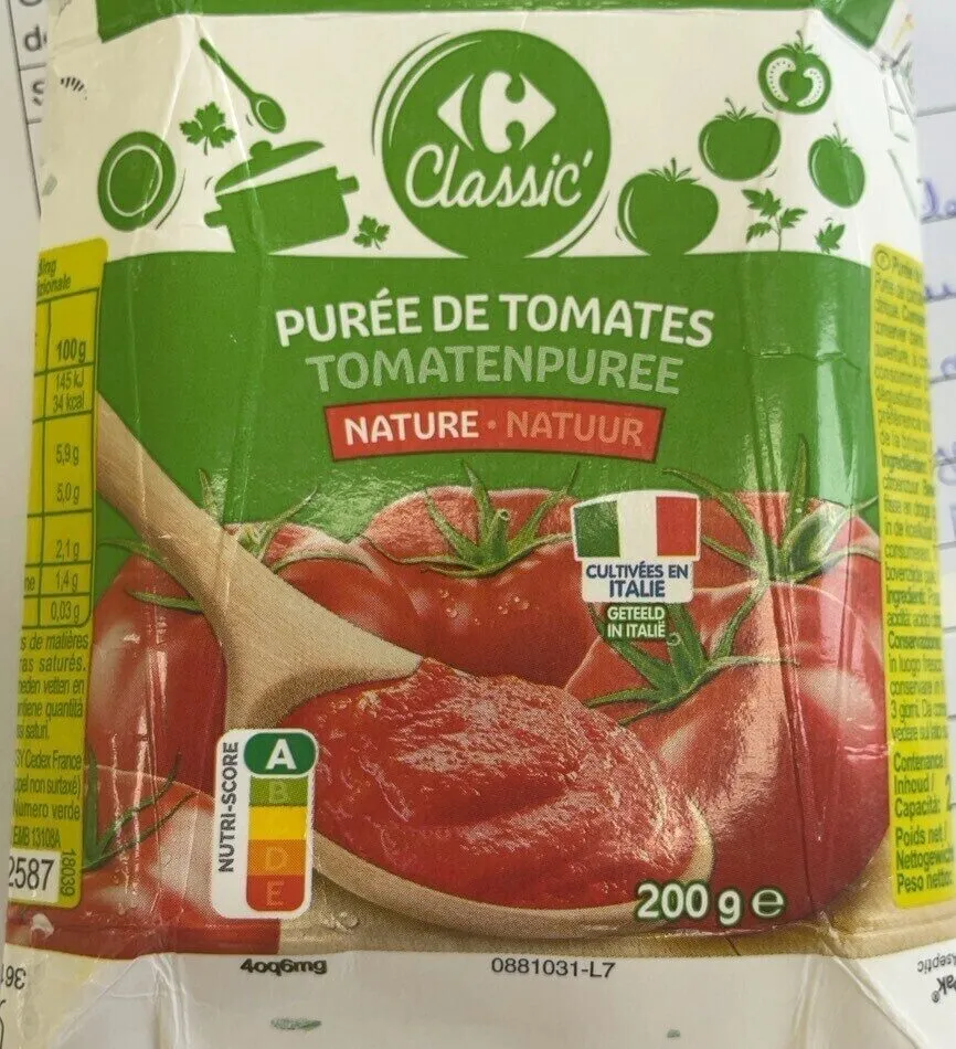 Puree de tomates