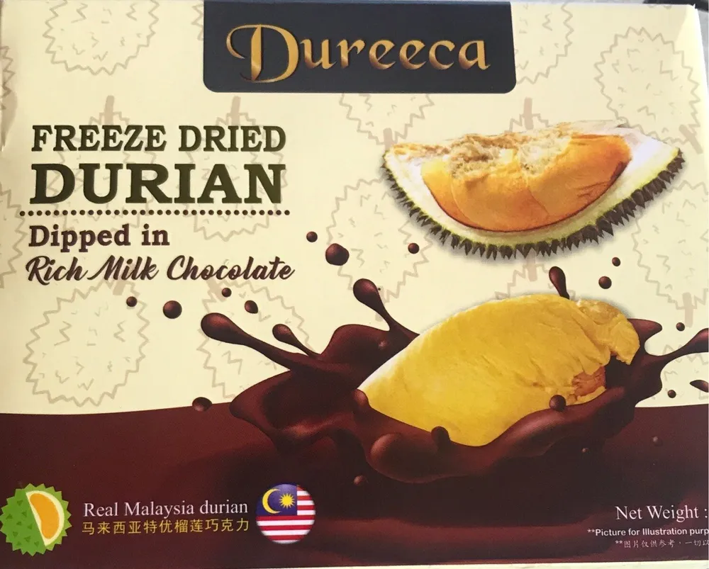 Freeze dried durian