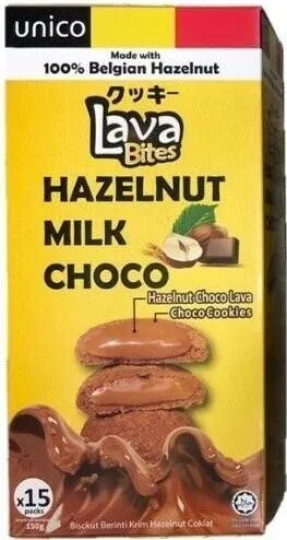 Lava Bites Hazelnut Milk Choco