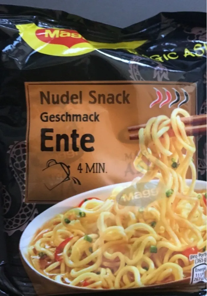 Asia Nudel Snack, Ente