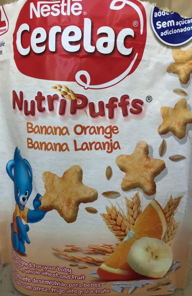 Nutripuffs Banana Orange
