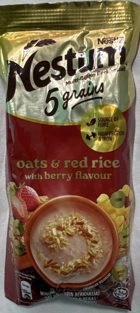 Nestum 5grains Oats & Red Rice With Berry Flavour