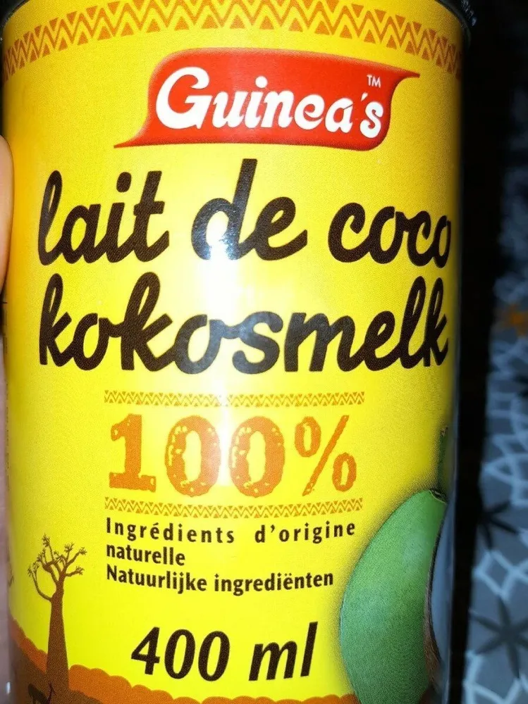 Lait de coco kokosmelk