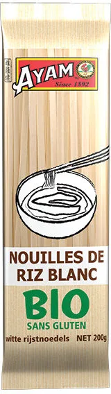 Nouilles de riz blanc Bio