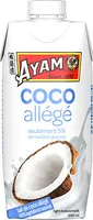 Lait de coco allégé