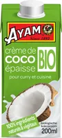 Crème de Coco épaisse Bio