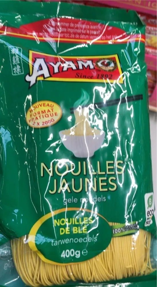 nouilles jaunes