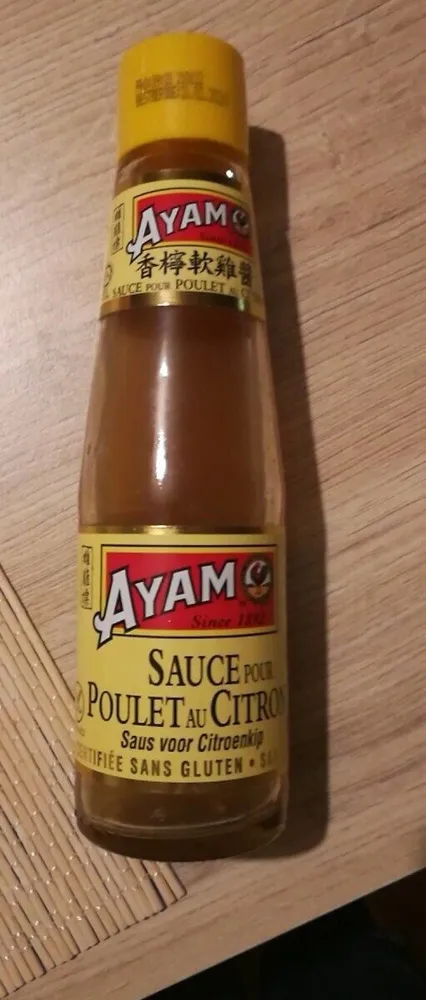 Sauce pour poulet au citron