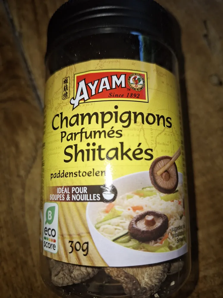Champignons parfumés Shiitakés