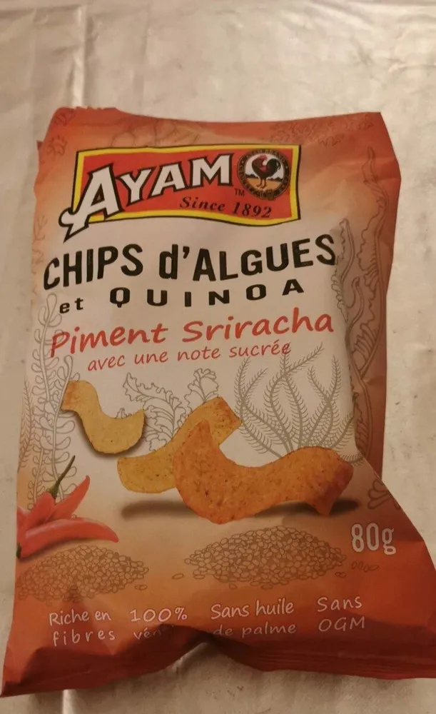 Chip's d'algues et quinoa