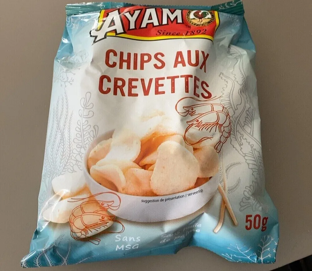 Chips aux crevettes