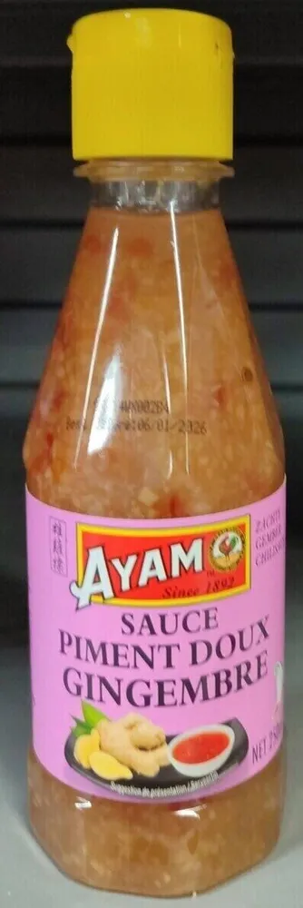 Sauce piment doux gingembre