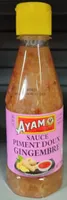 Sauce piment doux gingembre