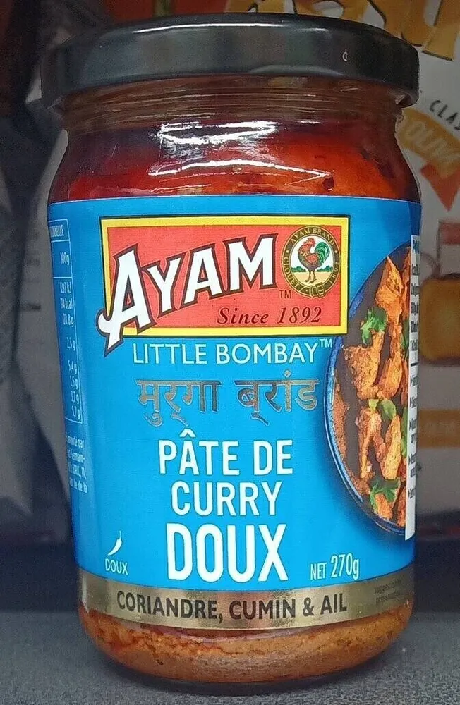 Pâte de curry doux