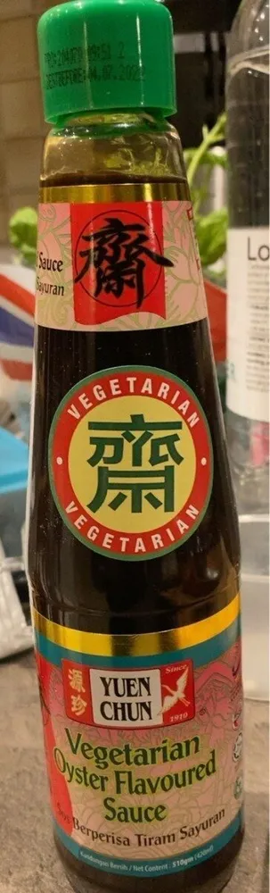 Vegetarian oyster flavoured sauce
