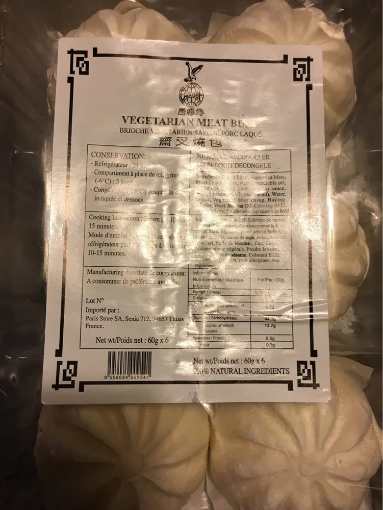 Banh bao vegetarienne