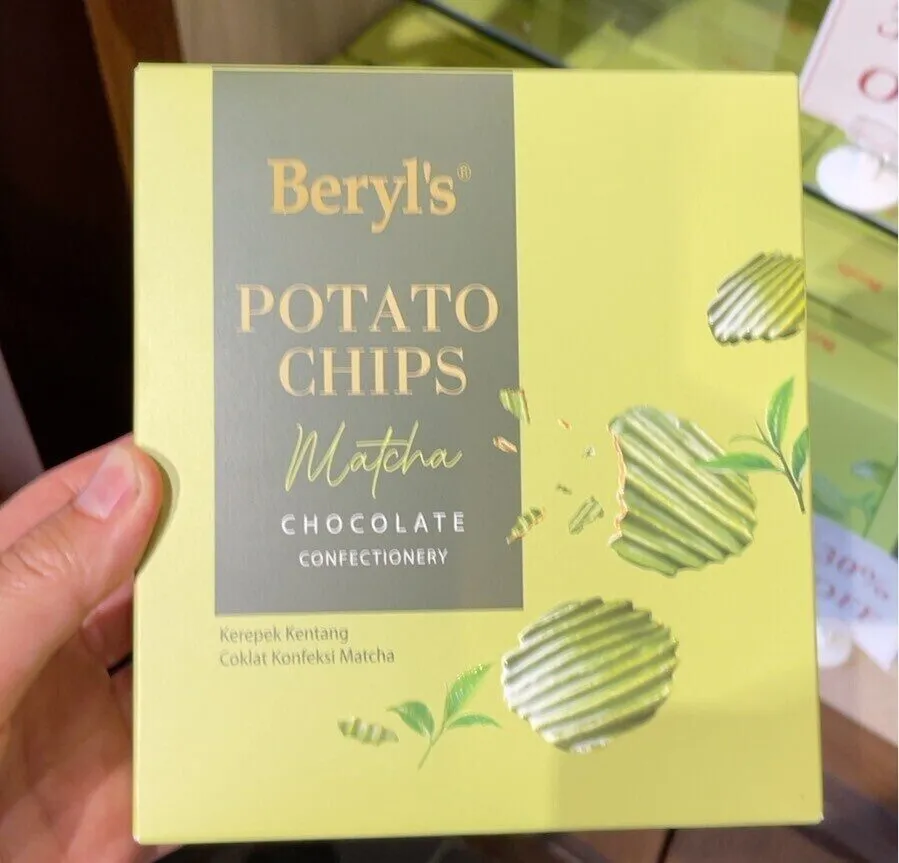 Potato Chips Matcha Chocolate