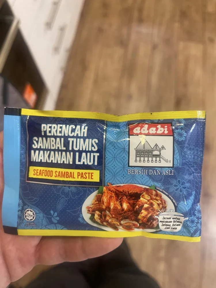 Perencah Sambal Tumis Makanan Laut