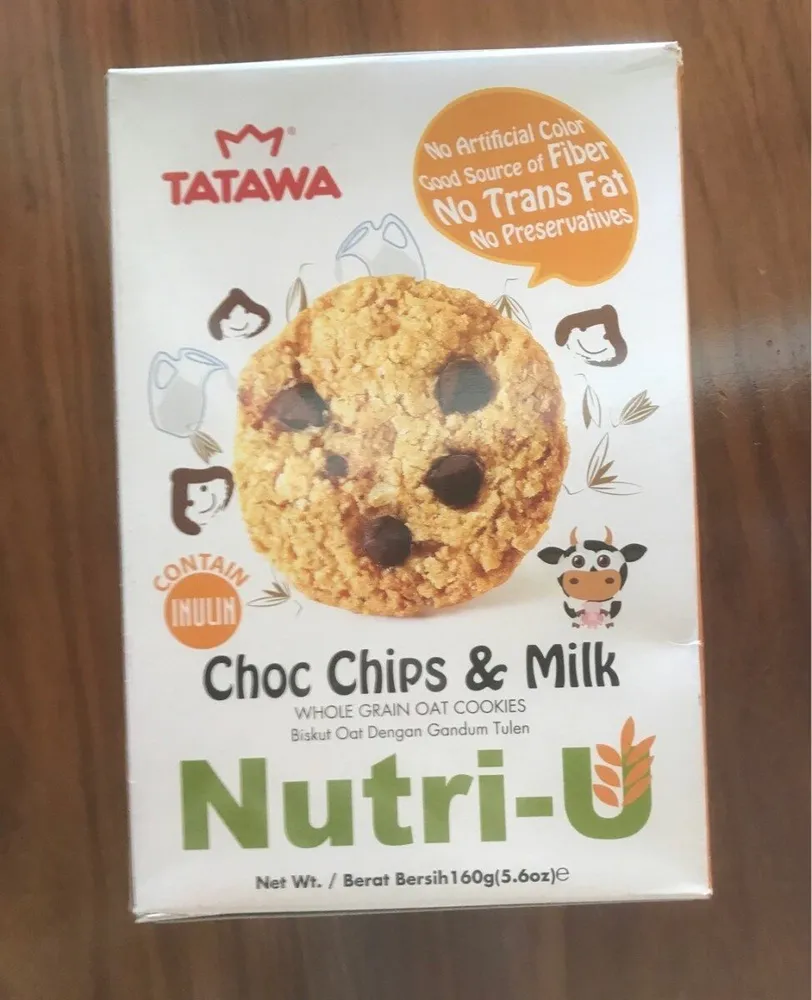 Tatawa Nutri-u Oat Cookies Chocolate & Seeds