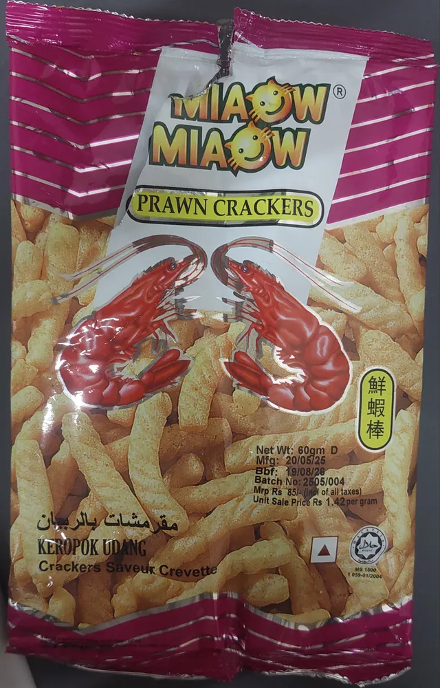 Miaow Chips Prawn Crackers