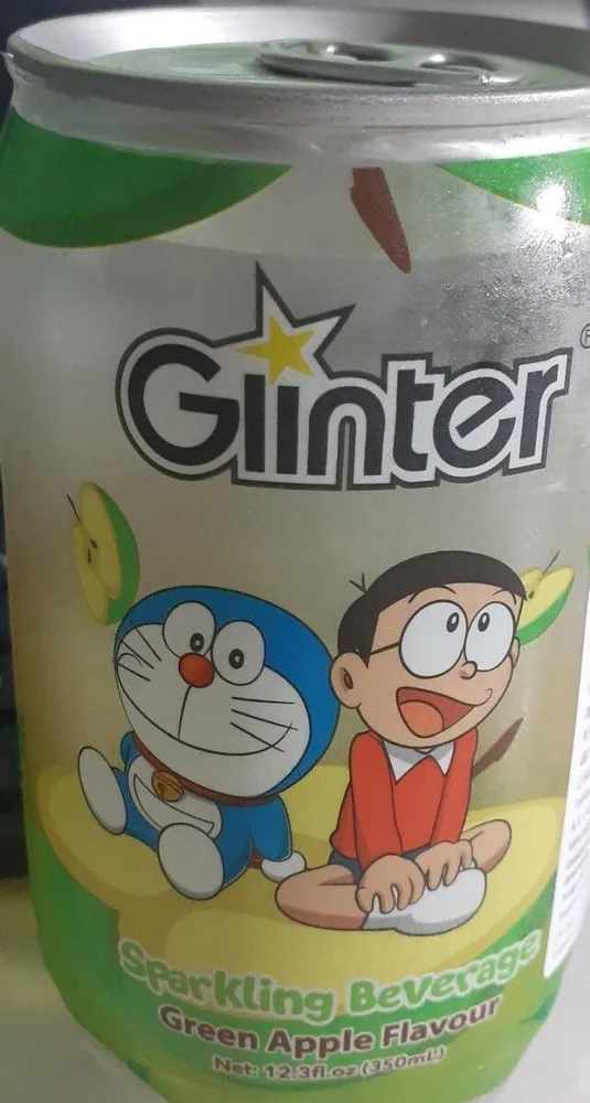Sparkling Beverage Green Apple Flavour